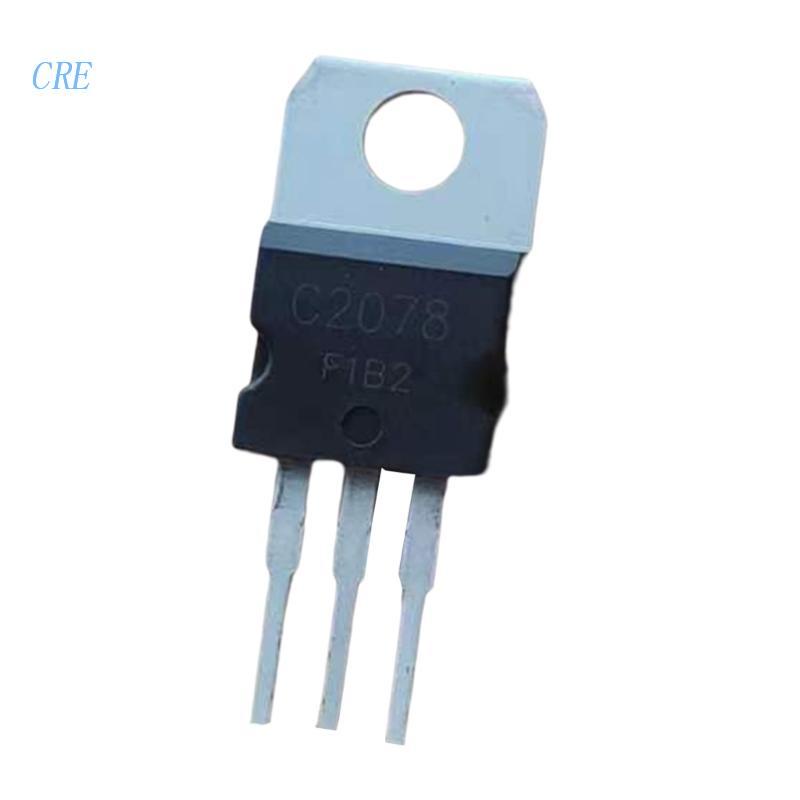 Cre C2078 2SC2078 3A 80V Komponen Elektronik Channel Transistor Frekuensi Tinggi