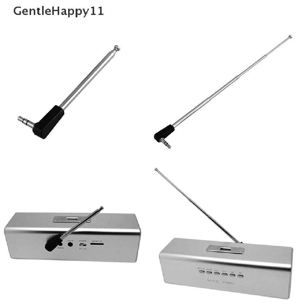 Gentlehappy Antena Radio FM 3.5mm Yang Dapat Ditarik Untuk id Ponsel