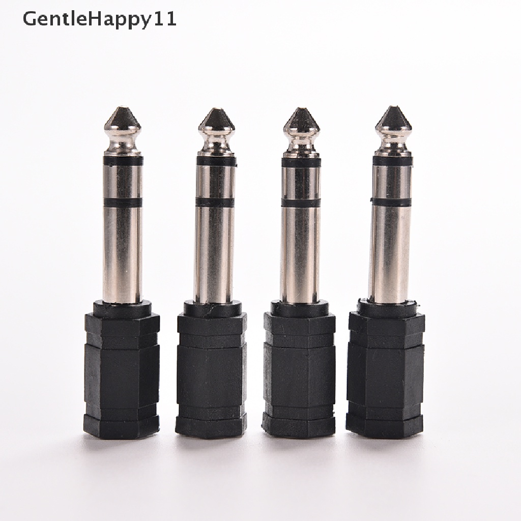 Gentlehappy 1Pcs 6.5mm 1per4 Male to 3.5mm 1per8 Female Stereo Audio Mic Plug Adapter Jack Mini Konverter Adaptor Jack Mic Audio Stereo 6.5mm 1per4 Male to 3.5mm 1per8 Female New 3.