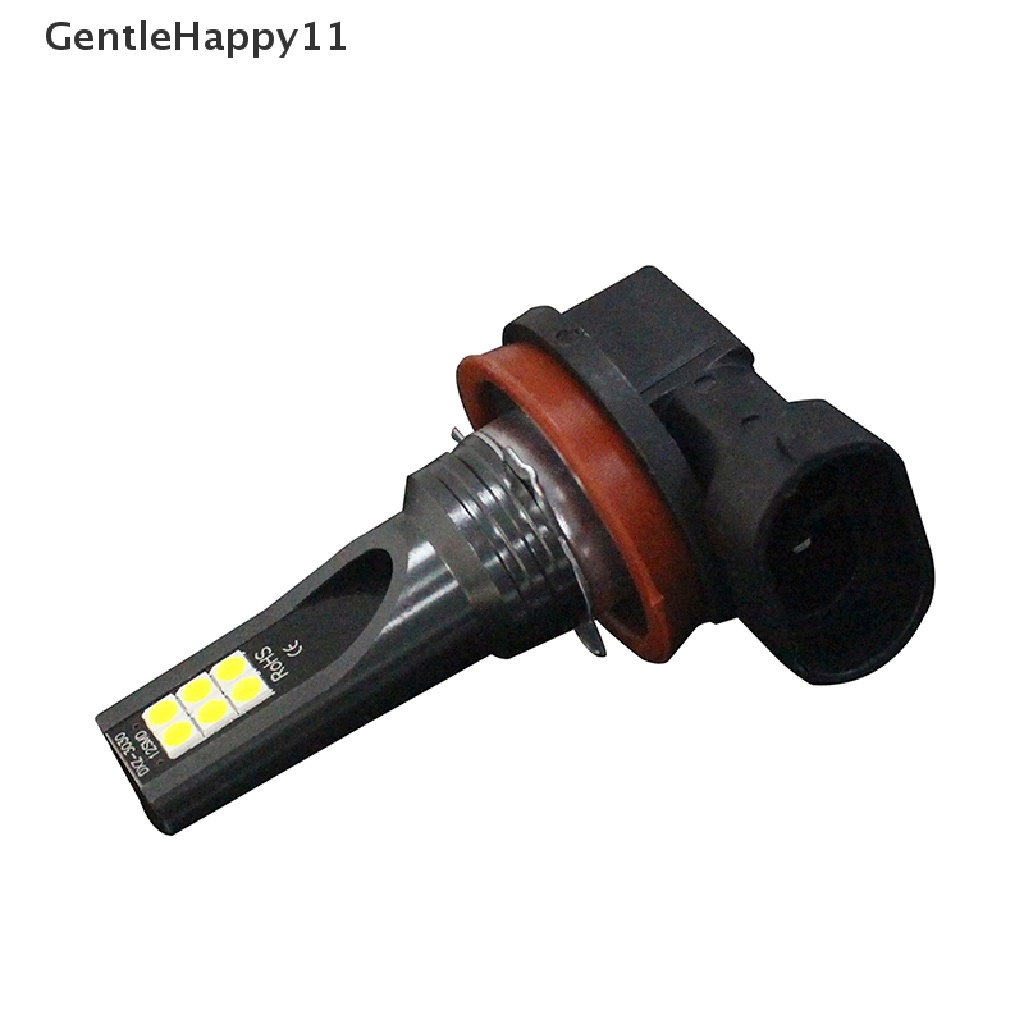 Gentlehappy 1PCS H8/H9 H11 3030 12SMD Lampu Kabut LED 12V 6000K Lampu Mobil Auto Light Bulbs id