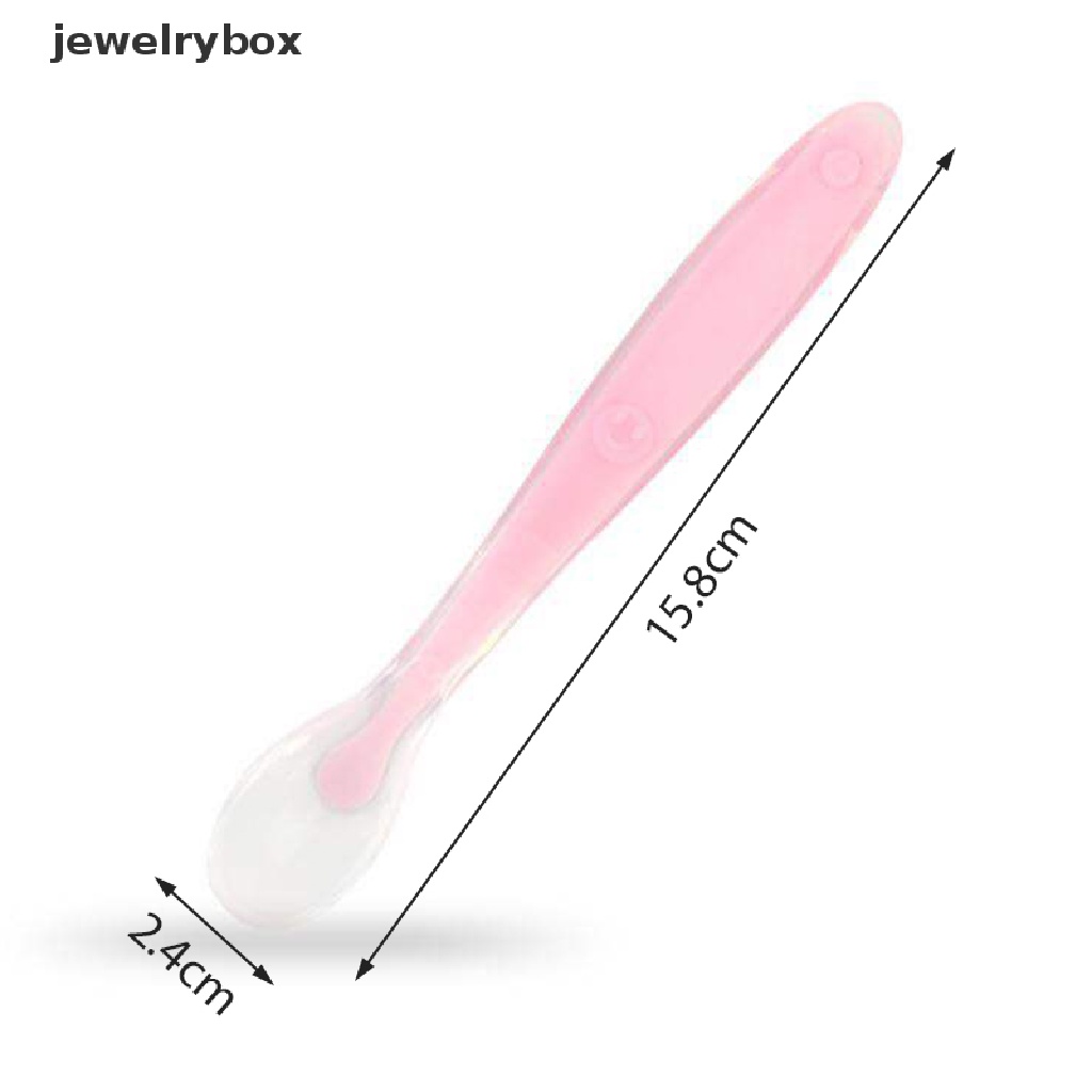 [jewelrybox] Sendok Makan Bayi Peralatan Makan Anak Sendok Garpu Sendok Silikon Soup Ladle Boutique
