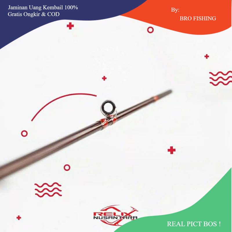 Top Section Joran Cacing Merah BC Relix Nusantara