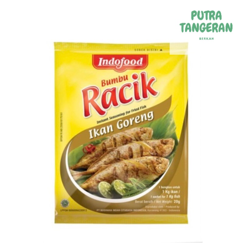 

Indofood Bumbu Racik Ikan Goreng 20gr