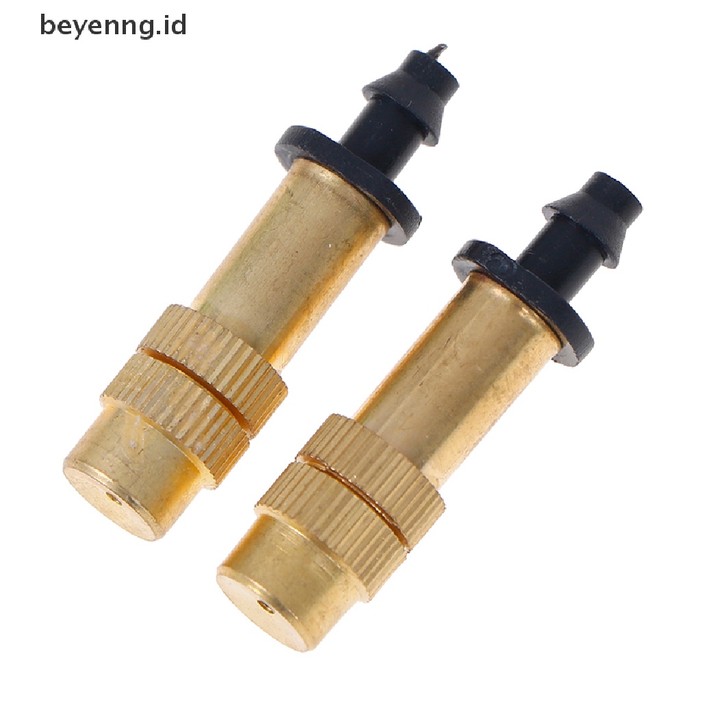 Beyen 2pcs barb nozzle Tunggal Bahan Tembaga Dapat Disesuaikan Untuk ID Rumah Kaca