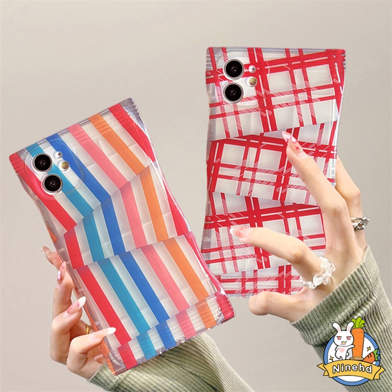 Oppo A17 A17K A57 A77 A16 A16K A15 A15s A3s A5s A76 A96 A74 A54 A93 A94 A95 A92 A52 A53 A5 A9 F11 F9 Reno 7 8T 8Z 7Z 6Z 6 5 Kualitas Tinggi Garis Tidak Teratur Tas Snack Permen Casing Hp