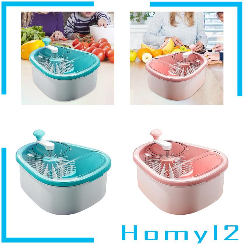 [HOMYL2] Drain Basket Self Draining Alas Anti Slip Pencuci Buah Untuk Sayuran Buah