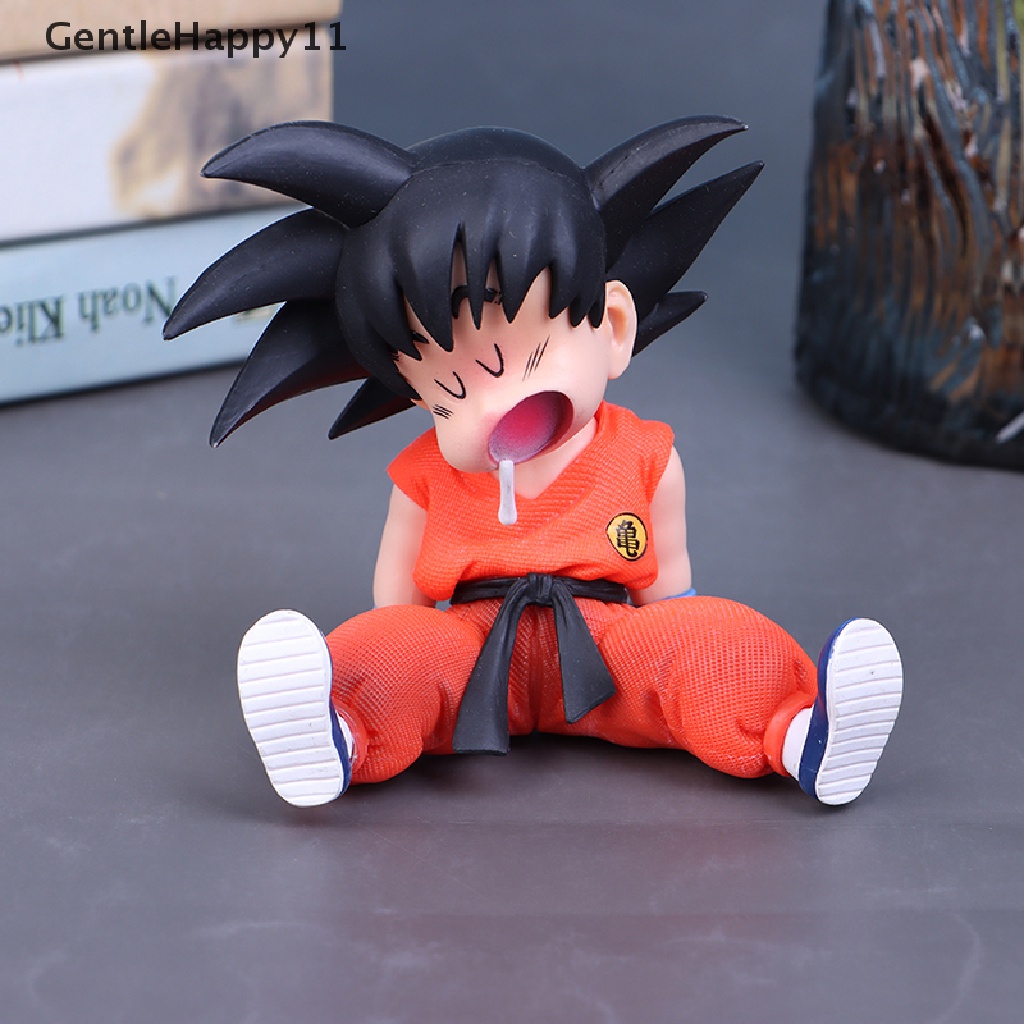 Gentlehappy Anime Dragon Ball Figure Childhood Son Goku Model Mainan GK Mainan Adegan Tidur id