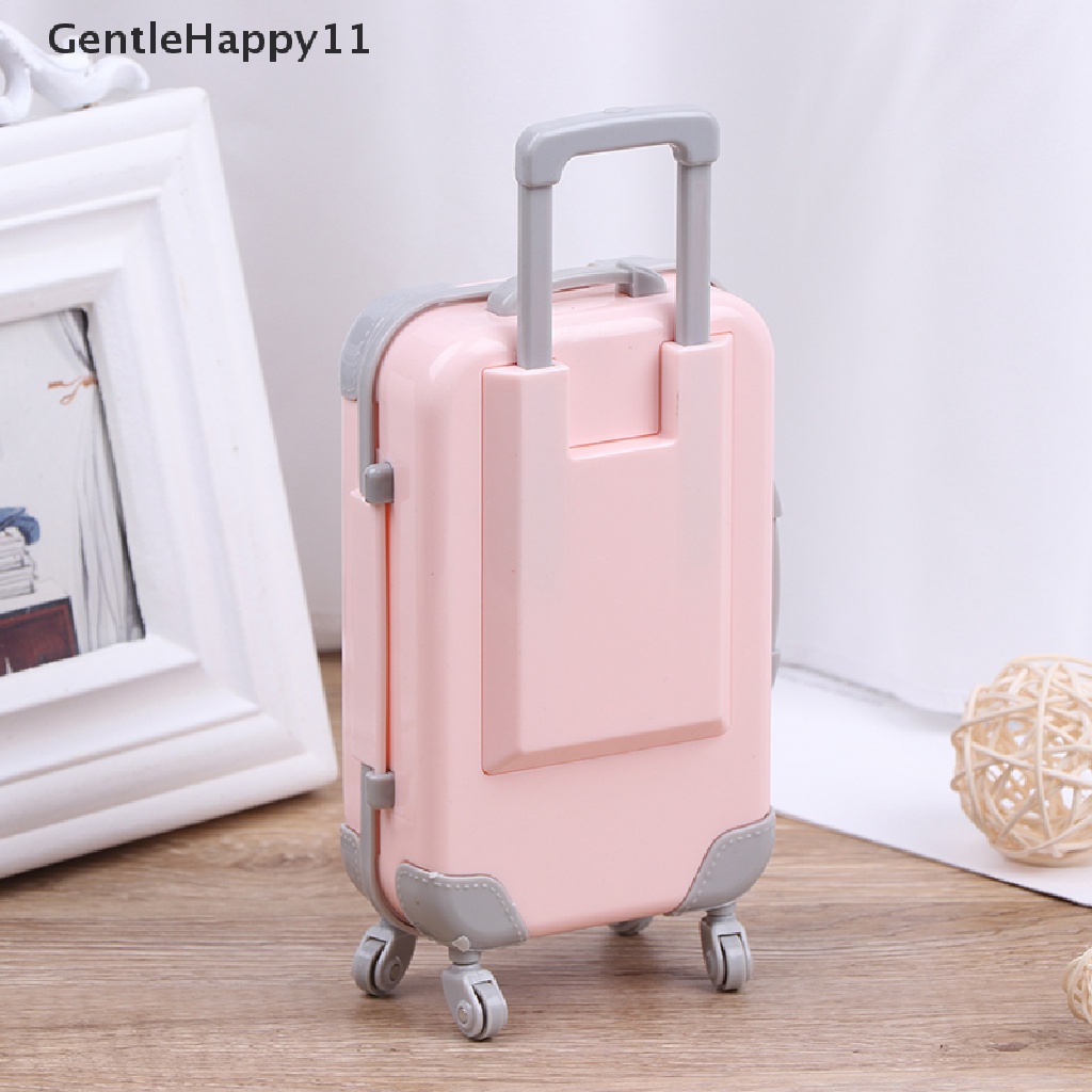 Gentlehappy Aksesoris Boneka Kereta Travel Plastik Mini Koper Plastik Bagasi id