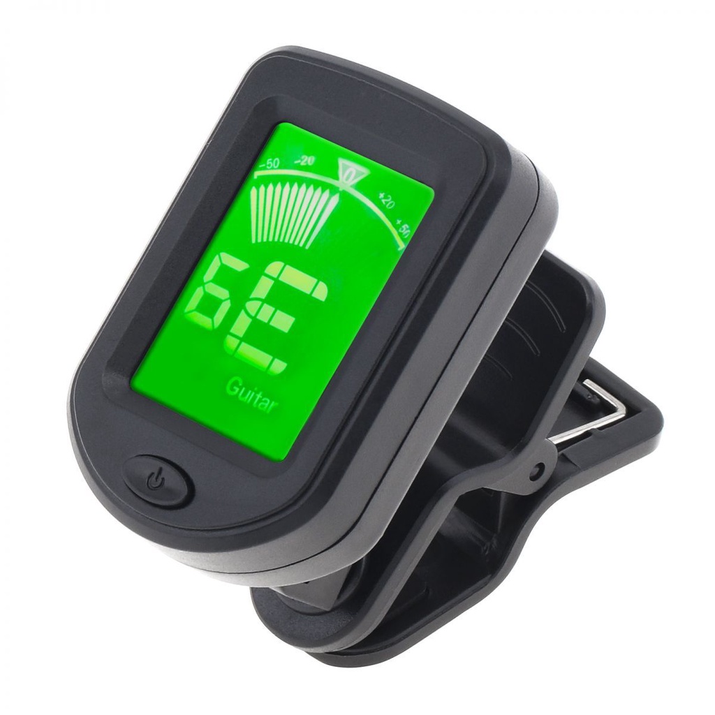 Clip On Guitar Tuner Portable Tuner Digital Universal Untuk Gitar/Bass/Biola/Ukulele/Chromatic