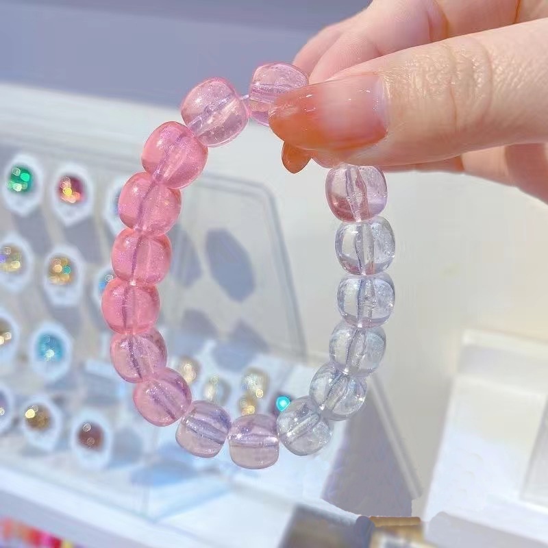 Gelang Tangan Gradasi Geometris Fashion Untuk Wanita