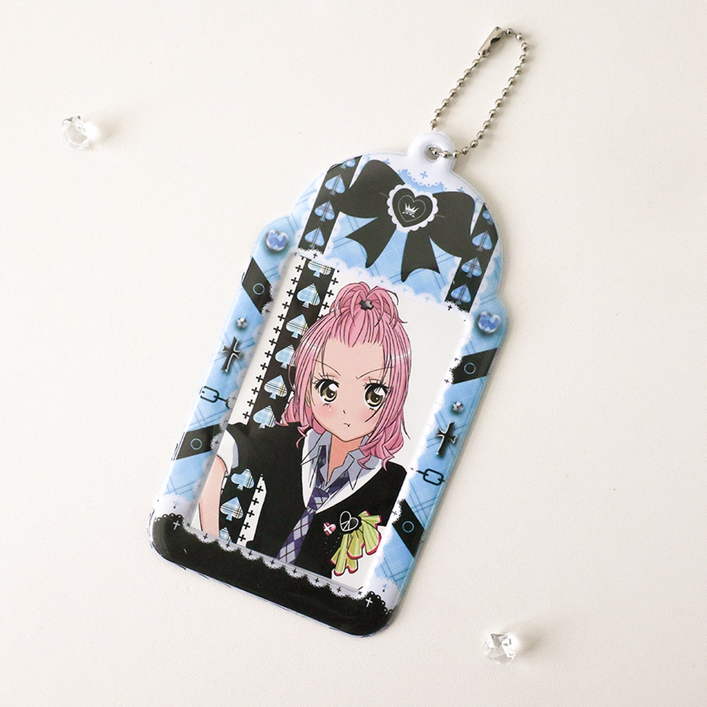 Galicici Guardian Sweetheart Collection Same Card Case/Gaya Cewek Pinggiran Renda/Tempat Penyimpanan Kartu Kecil Polaroid ID Pelajar