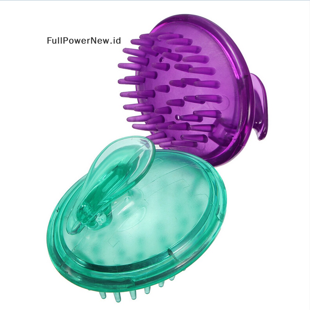 Power Silicone Shampoo Scalp Shower Cuci Tubuh Pijat Rambut Massage Brush Comb ID