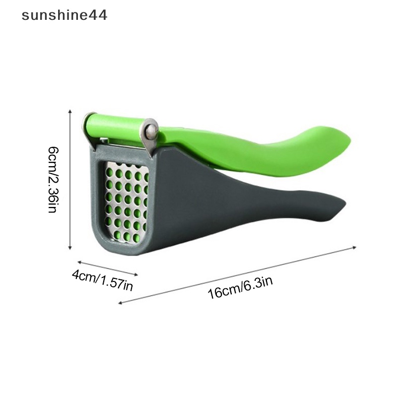 Sunshine Garlic Press Chopper Slicer Hand Presser Penggiling Penghancur Alat Dapur ID