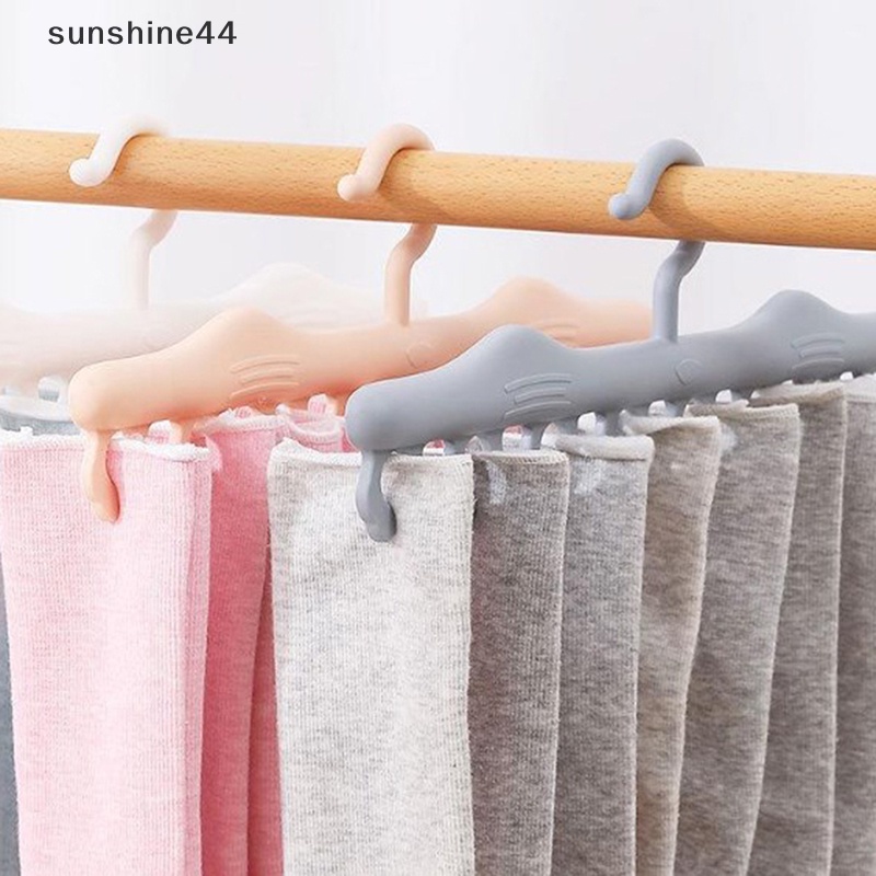 Sunshine al Windproof Clothes Clip Drying Rack Rak Gantungan Kaos Kaki ID