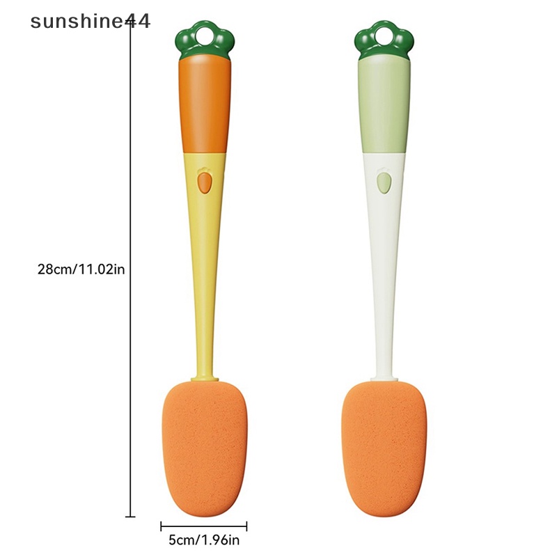 Sunshine Sikat Pembersih 3in1 Cup Scrubber Gagang Panjang Lazy Bottles Brush Washing Brush ID