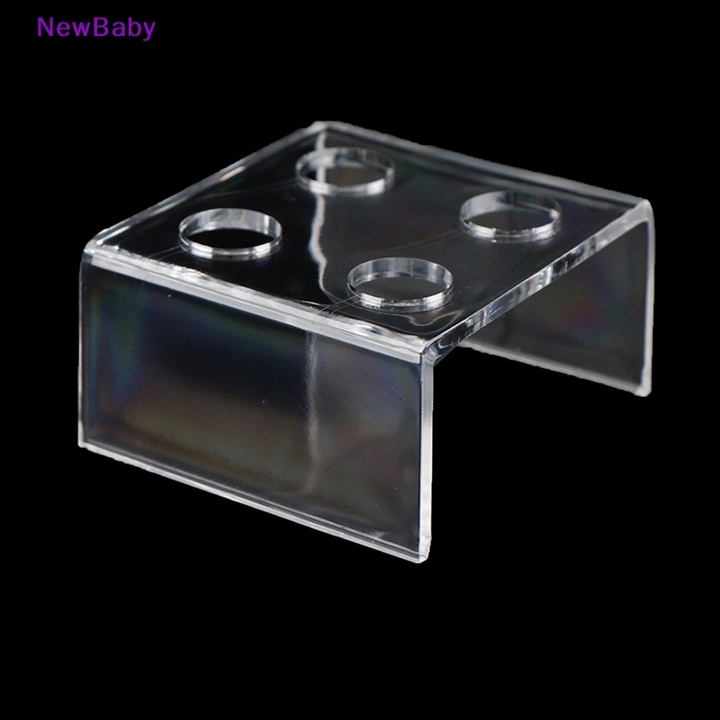 Newbaby Akrilik 4lubang Silikon Cetakan Bibir Holder Lip Balm Mold Stand Untuk DIY Alat ID