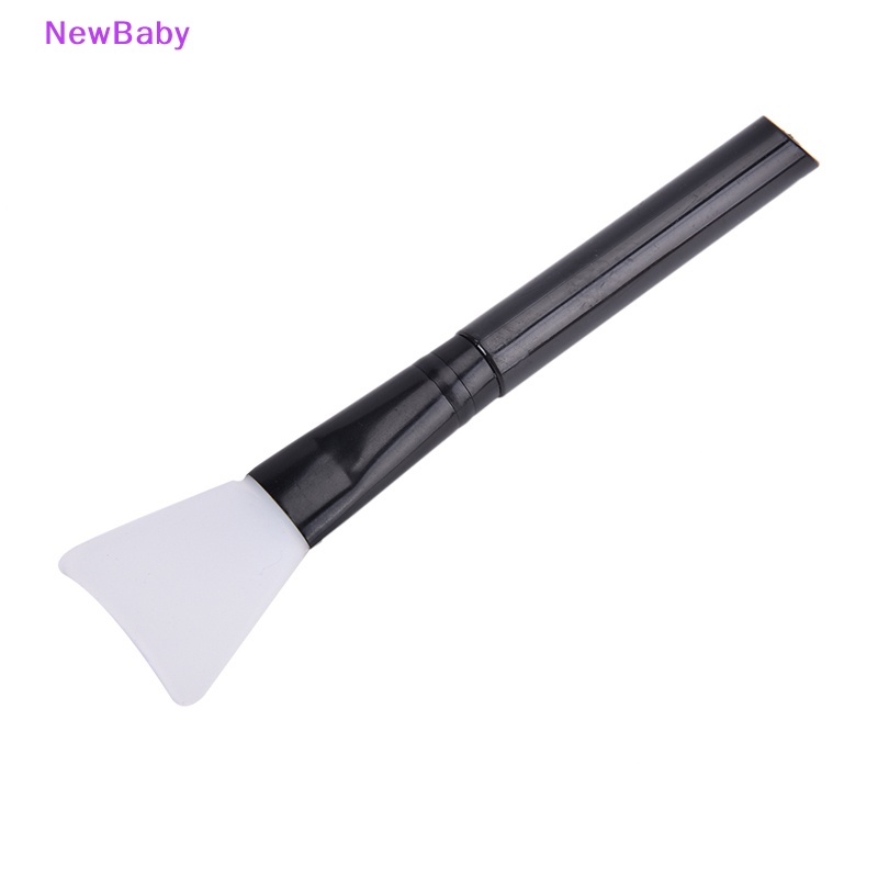 Newbaby 1Pcs Portable Hitam Kuas Makeup Wajah Masker Brush Silicone Gel DIY Alat Kecantikan ID