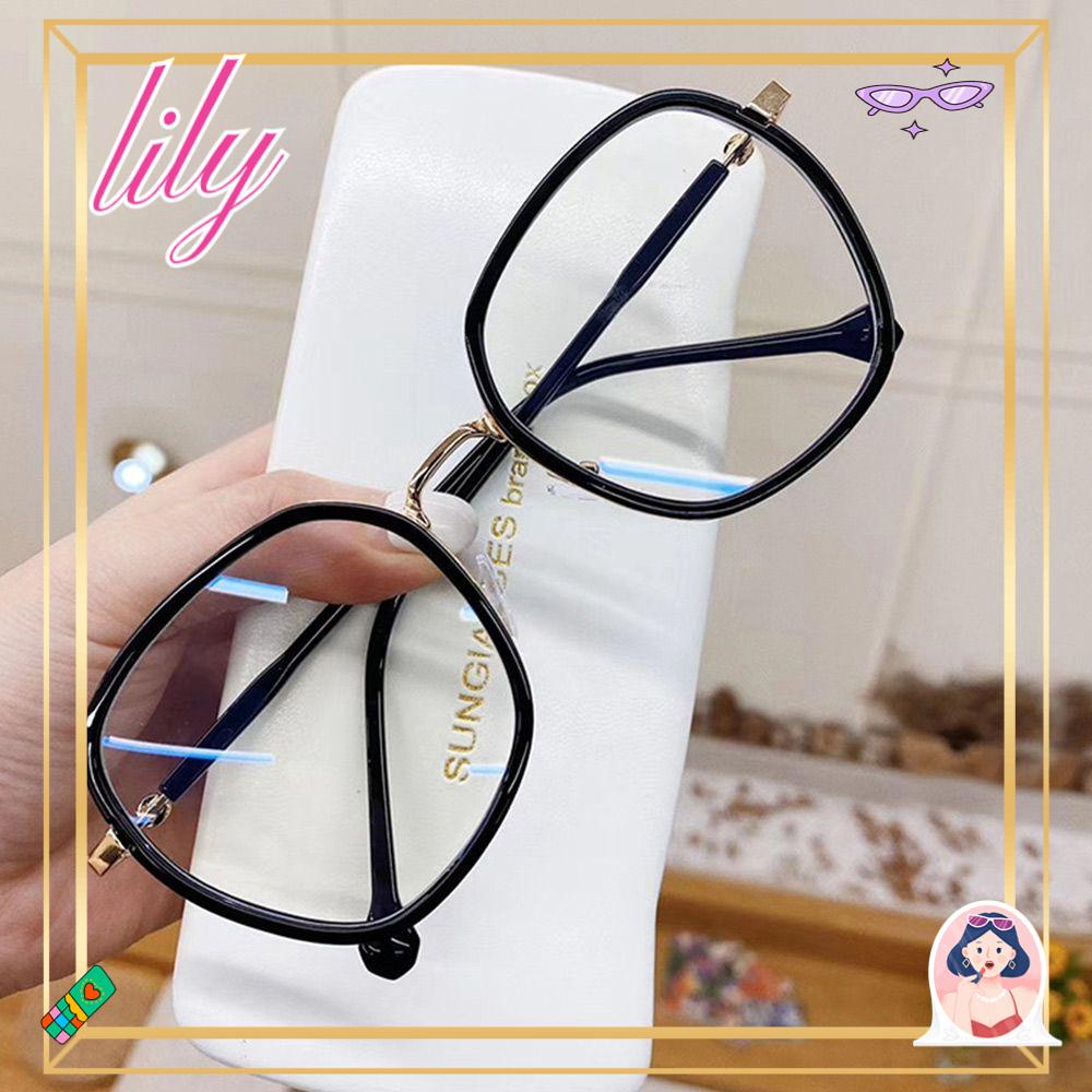 Lily Kacamata Anti-Cahaya Biru Pria Wanita Tahan Lama Pelindung Mata Ultra Ringan Frame