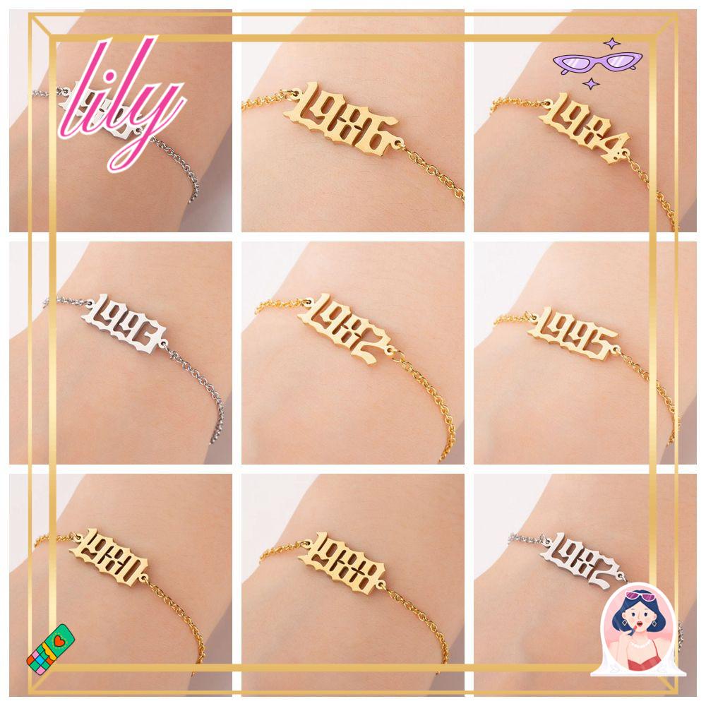 Lily Gelang Kaki Anklet Fashion 1990sampai2000anperhiasan Ulang Tahun Anti Karat