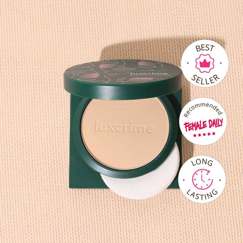 Luxcrime Blur & Cover Two Way Cake - Buttercream