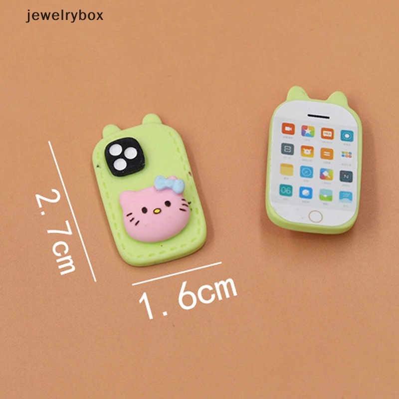 [jewelrybox] 1:12 scene Rumah Boneka prop Simulasi model Ponsel Kartun Mini Butik