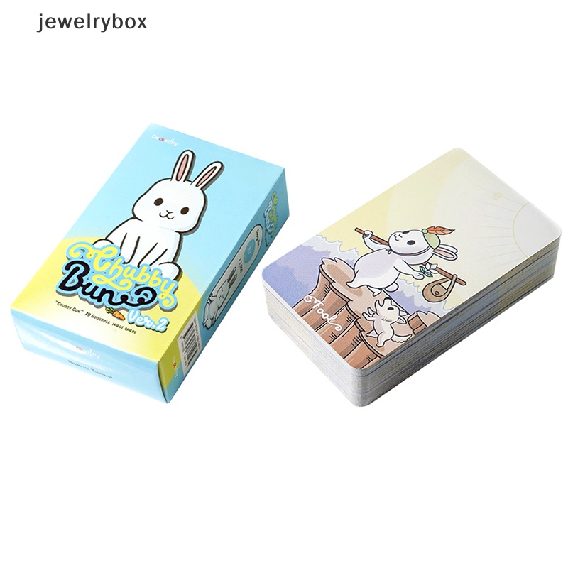 [jewelrybox] Chubby Bun Tarot Versi V2 Kartu Tarot Kelinci Rabbit Tarot Hare Deck 78kartu Butik