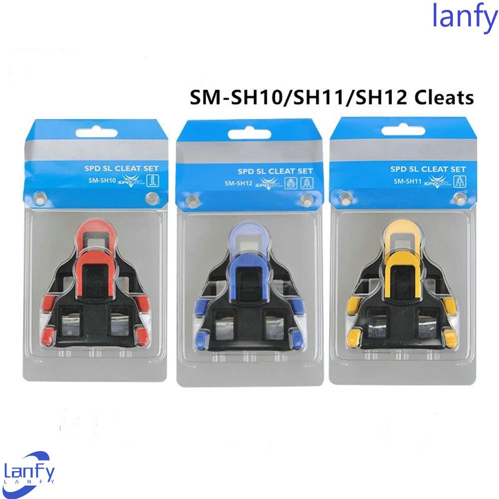 Lanfy Pedal Sepeda Cleat Aksesoris Sepeda Original SH10 Cleat Pedal Bersepeda Self-locking Foating Pedal SPD SL Cleat