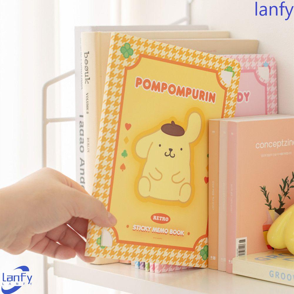 Lanfy Note Pad Kawaii Girl's Heart Anime My Melody Cinnamoroll Bahan Buku Pegangan Siswa