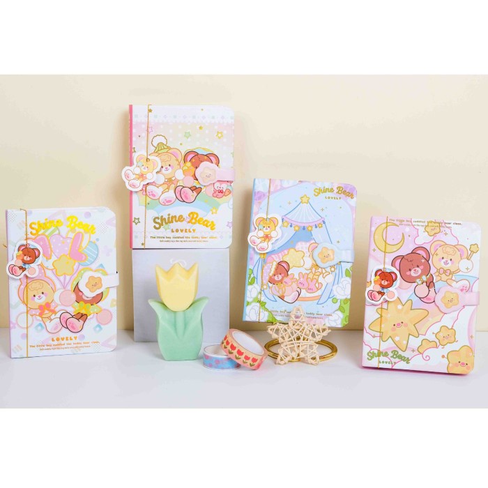 

Buku Diary Cute SHIVERDILLE / Notebook Cute / Buku Agenda Cute - Putih