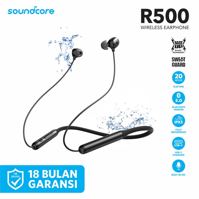 Anker Soundcore R500 Earphone Bluetooth Soundcore R500 - A3213