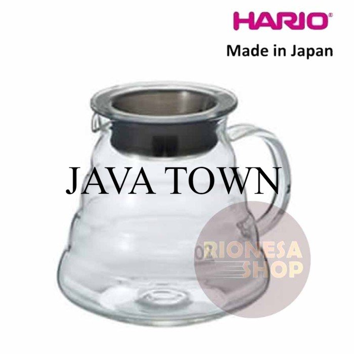Terlaris Range Server HARIO 600ml V60 Glass Jar Clear Penyaji Kopi Mug Pitcher GRQ104