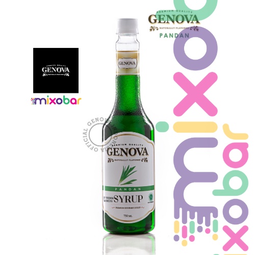 

Genova Syrup Pandan 750ml l Sirup Minuman