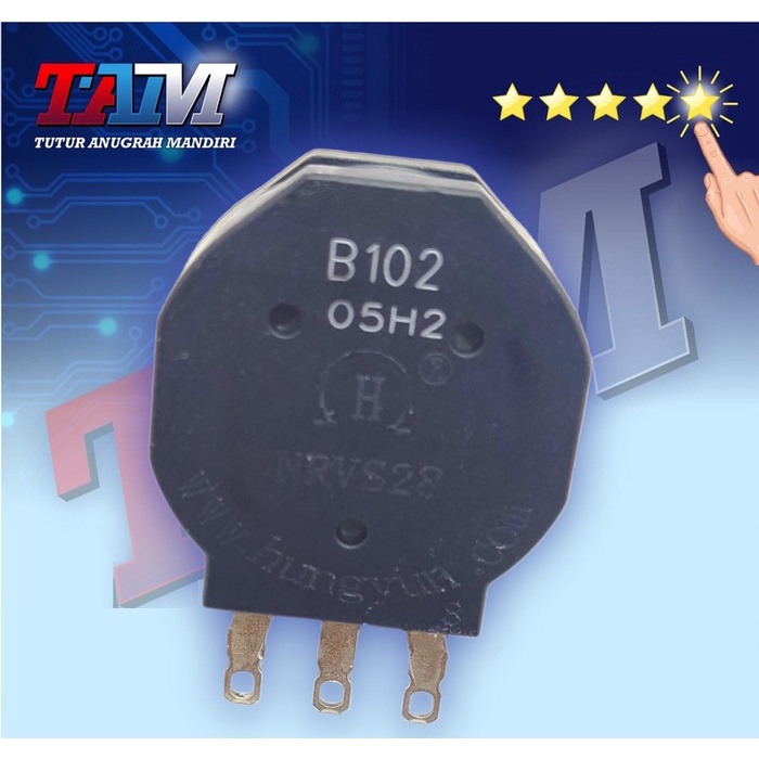 PART LAS LISTRIK POTENSIO B 102 / B102 / 1K 2W B102 3Pin UNIVERSAL KHUSUS MESIN LAS