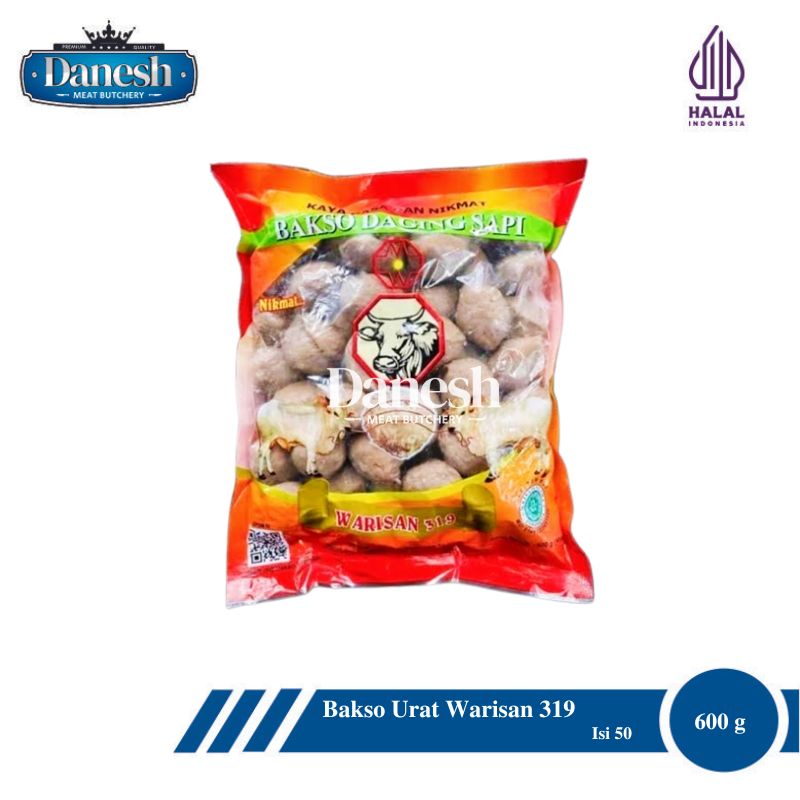 Bakso Warisan Bakso Sapi Urat isi 50 Frozen Food Halal