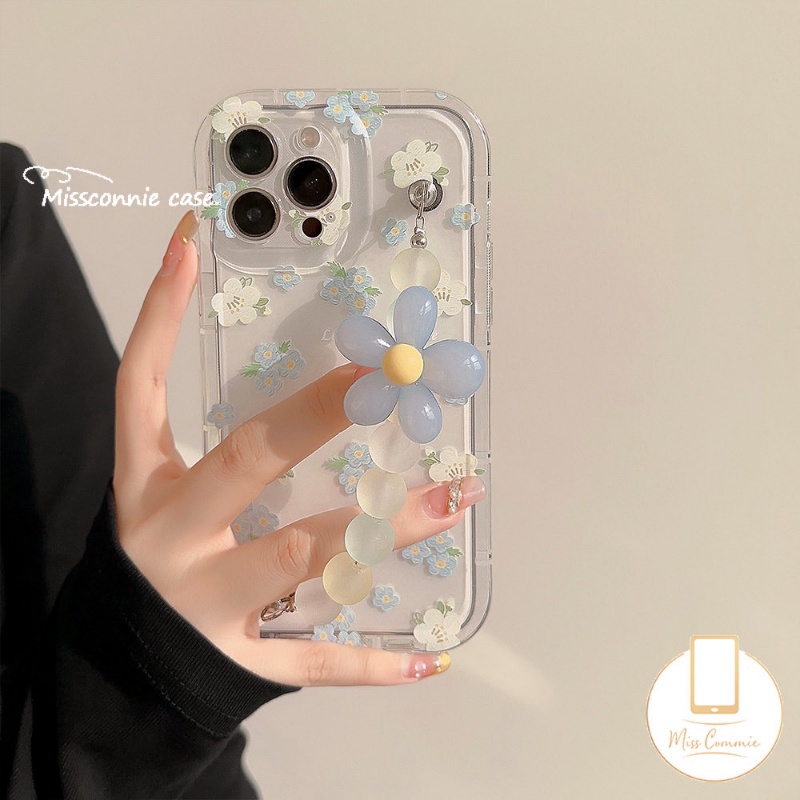 Case Realme C55 C53 C17 C25Y C25 C15 6i 5 5i 5s 7i 9i C33 C30 C30S C11 C21Y C20 C35 C12 C3 C1 C2 C25s C11 2021 Lukisan Minyak Summer Flowers Airbag Shockproof Cover Dengan Gelang