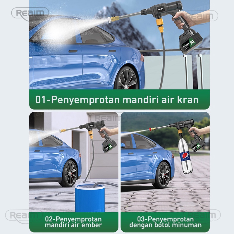 JGT STORE Alat Cuci Mobil Cuci Steam Ac Mobil 450W Screen Sablon Berkualitas Pompa Mesin Steam Power Sprayer Otomatis