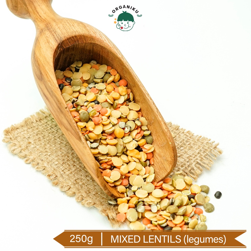 

Organic Mixed Lentils (legumes) 250g, 100gr (CitraFood)