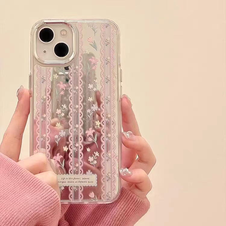 Cocok Untuk Iphone14 Pro Max iPhone Phone Case Cermin Casing Ponsel Kuat Kamera Perlindungan Tahan Guncangan Kompatibel Dengan Iphone13 13pro 13prm iPhone 11 7Plus 8Plus Xr XS 12 Pro Max Phone Case