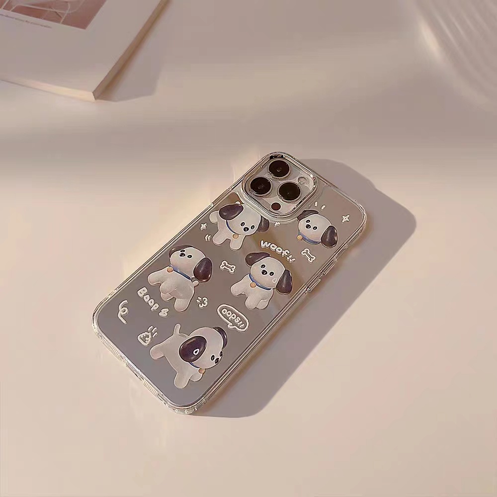 Cocok Untuk Iphone14 Pro Max iPhone Phone Case Cermin Casing Ponsel Kuat Kamera Perlindungan Tahan Guncangan Gaya Sederhana Kompatibel Dengan Iphone13 13pro 13prm iPhone 11 7Plus 8Plus Xr XS 12 Pro Max Casing Ponsel