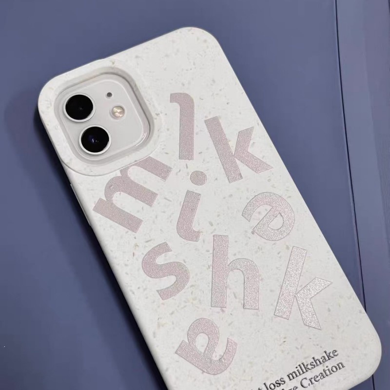 Cocok Untuk Iphone14 Pro Max iPhone Phone Case Ramah Lingkungan Degradable Phone Case Kamera Perlindungan Tahan Guncangan Kompatibel Dengan iPhone 13 13pro 13prm iPhone 11 7Plus 8Plus Xr XS 12 Pro Max Casing Ponsel