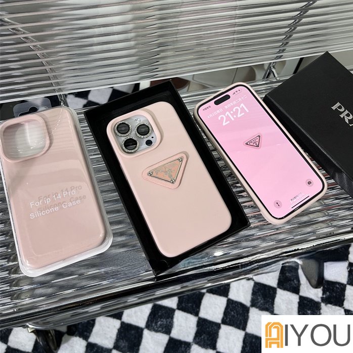 3d Prad Shaped Soft Phone Case Untuk iPhone 14 Pro Max13 12 11 ProMax Xs Max Xr X Xs Casing Silikon Cair Cover