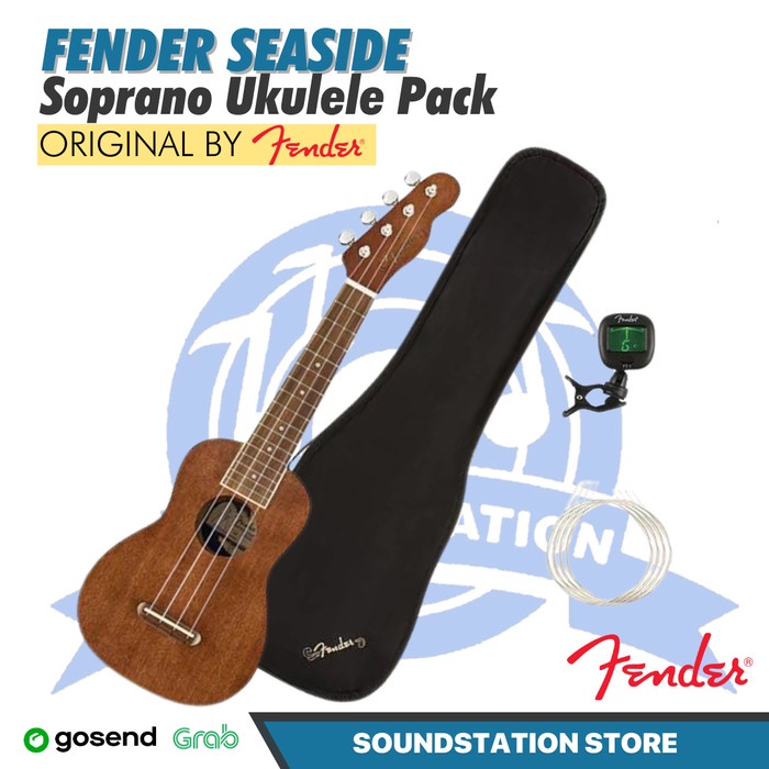 Fender Seaside Soprano Ukulele Pack
