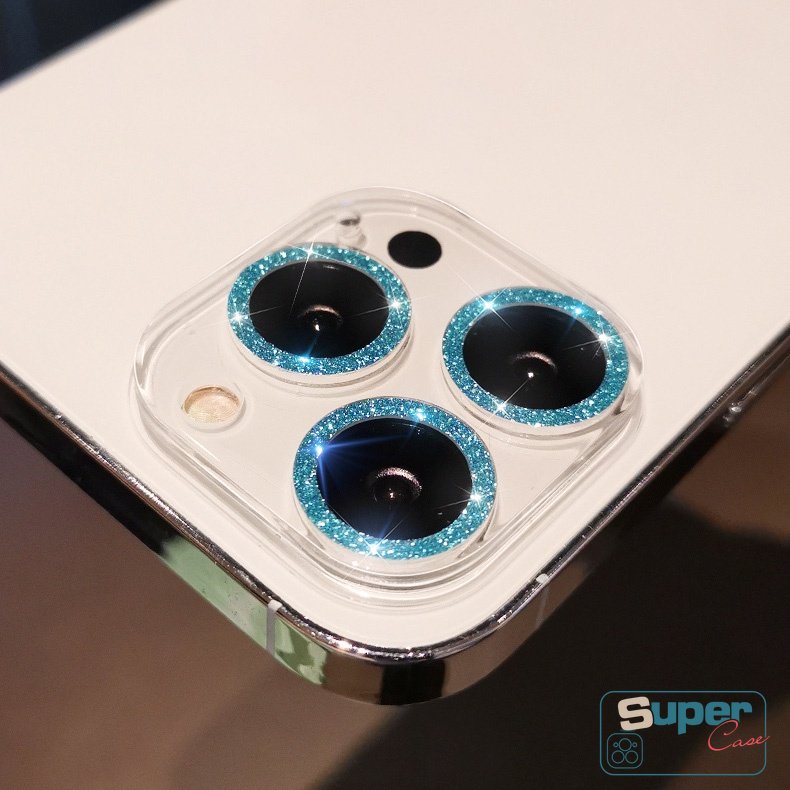 IPHONE Pelindung Layar Lensa Tempered Glass Kompatibel Untuk Iphone13 11 XR 12 14 Pro MAX 11 14 Pro Max13 Mini X XS MAX Romantis Langit Berbintang Berlian Pelindung Anti-fingerprint