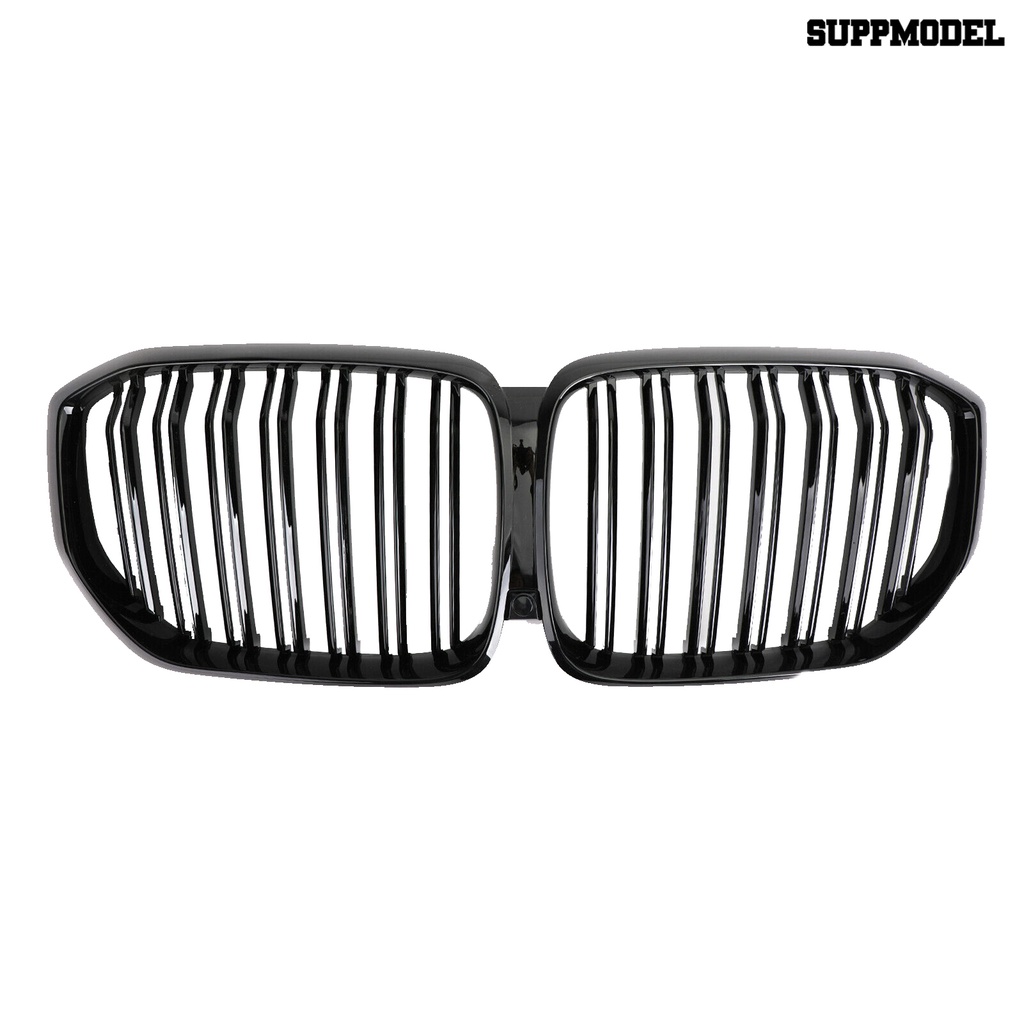 [SM Auto] Matte Black Front Bumper Kidney Grill Panggangan Dual Slat 51137454888 51137454890 Untuk BMW G05 X5 19