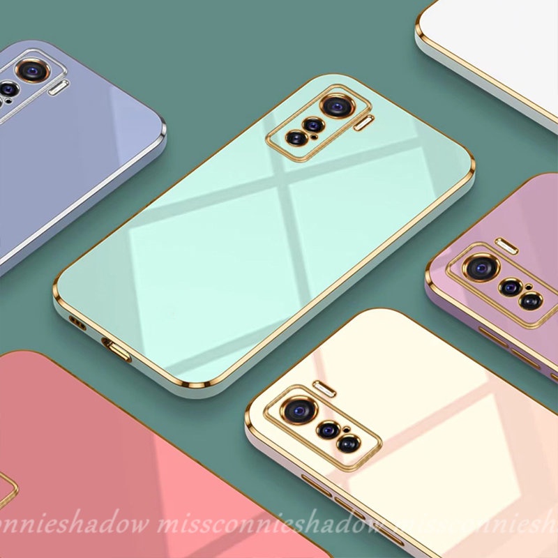 Casing Plating Halus Mewah Untuk Realme C35 C31 C25 C12 C17 C11 C25s C30 C33 C30s C1 C2 Realme 5 10 9i 7i 5i 5s 6i 6 8i 6s 8 9 Pro C21Y C25Y C21 C20 C20A Electroplate Soft Cover