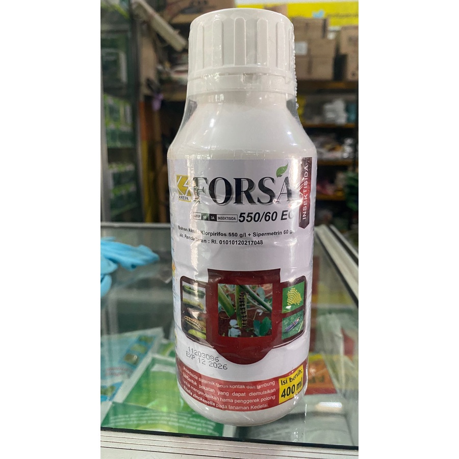 Insektisida sistemik kontak dan lambung FORSA 550/60EC isi 400ml dari KRESNA