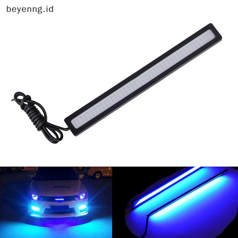 Beyen Biru Lampu LED COB Mobil Super Terang DRL Fog Driving Lamp Waterproof DC 12V 17CM  Id