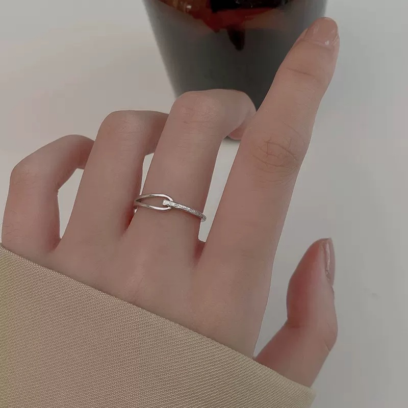 Kami Bunga Elegan S925 Perak Rupert Tears Cincin Untuk Wanita Gadis Halus Matte Berongga Tetesan Air Cincin Fashion Jari Perhiasan Hadiah