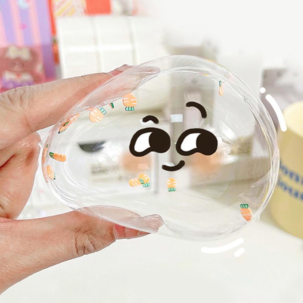 Timekey 10lembar Ekspresi Wajah Lucu Stiker Tahan Air PVC Stiker DIY Nano Tape Gelembung Dekorasi Stiker Untuk Botol Thermal Mug Cangkir H3Q8