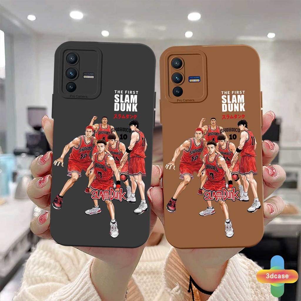 Soft TPU Case Realme C11 2021 C21Y C15 C21 C25 C20 C3 C12 C25S 5 5S 5i C17 7i C1 C25Y C2 C3i 6i C20A Narzo 20 10 10A 20A 30A Cartoon SLAM DUNK Silicone Case